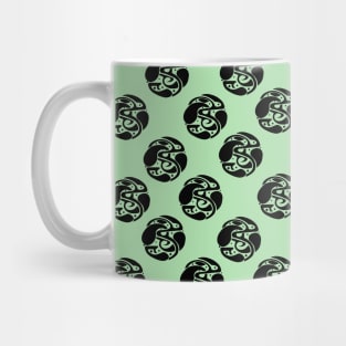 Abstract Pattern - Celadon Green Mug